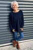 Leah Knitted Jumper Navy