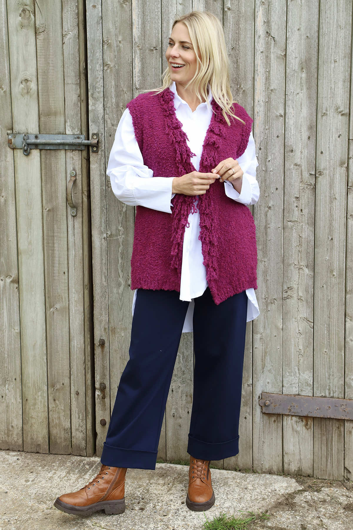 Natalie Cotton Shirt White