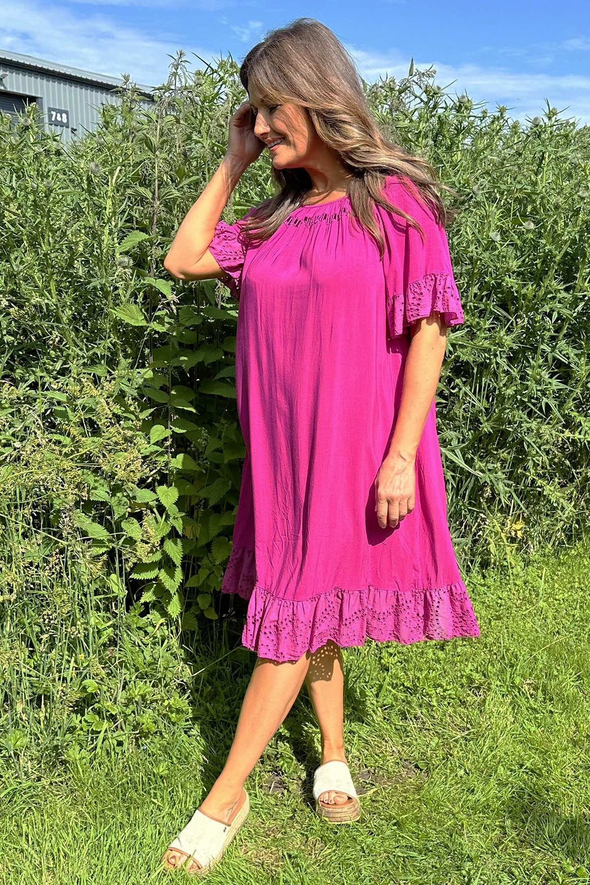 Jaylani Dress Magenta