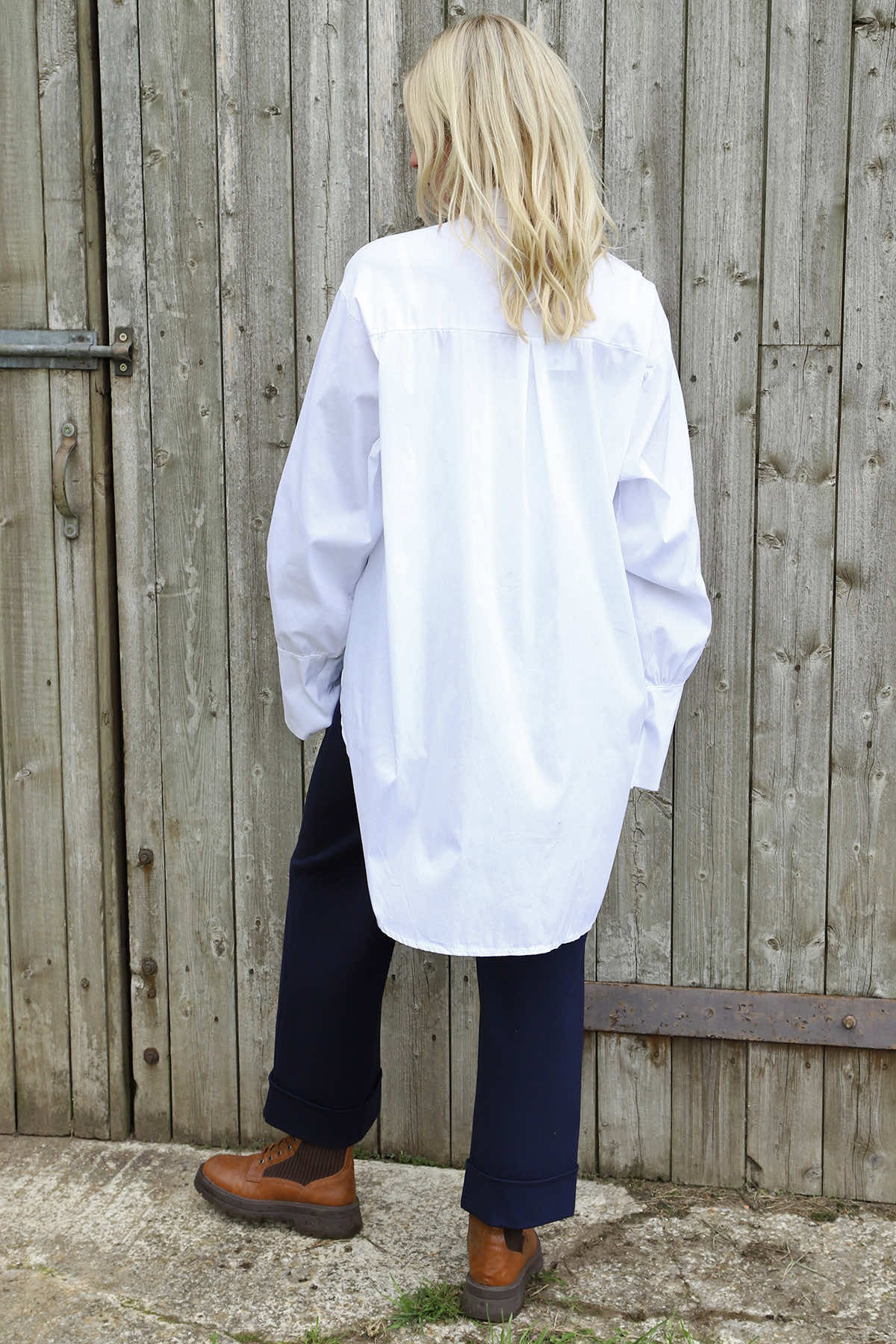 Natalie Cotton Shirt White
