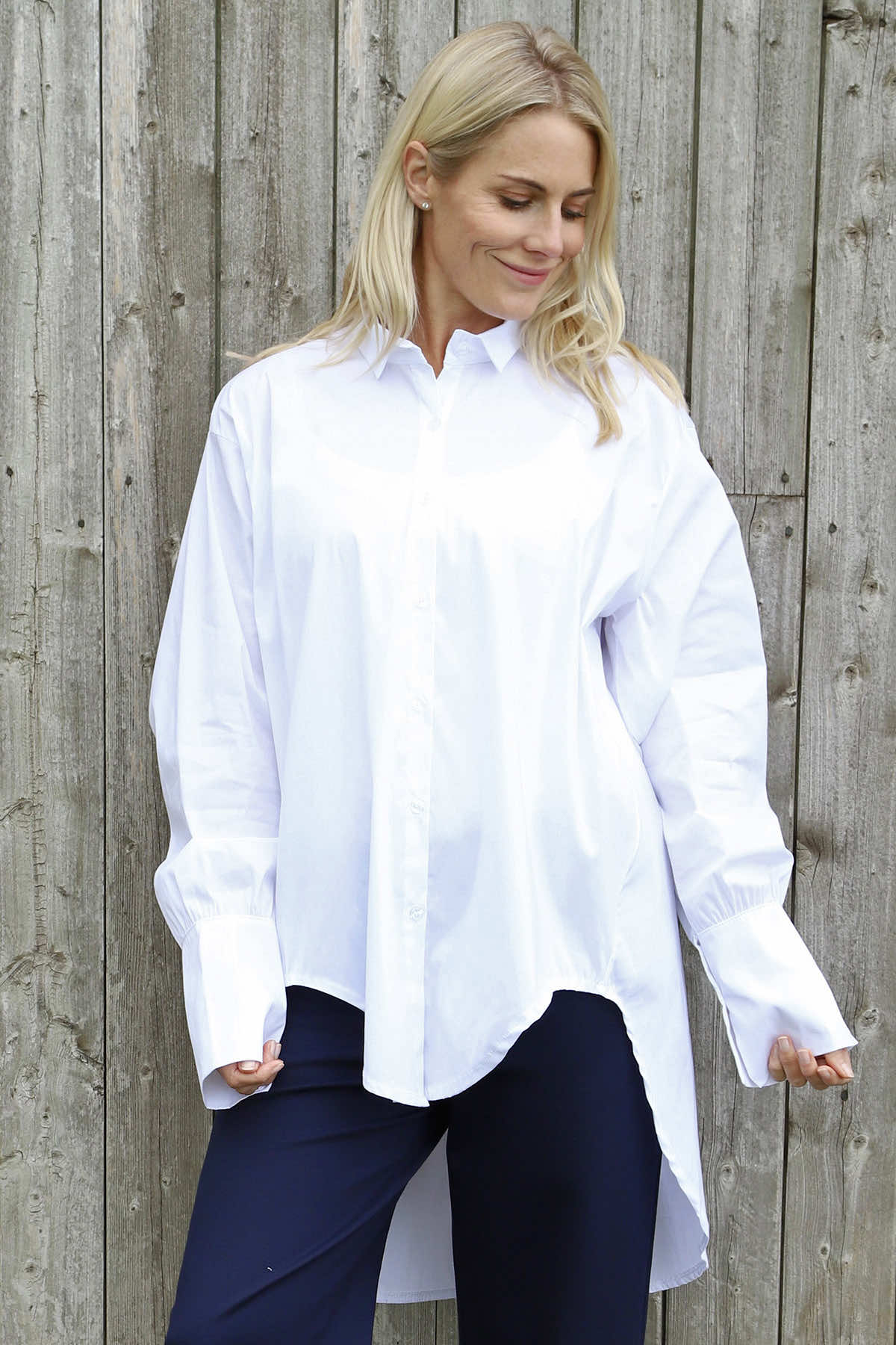 Natalie Cotton Shirt White