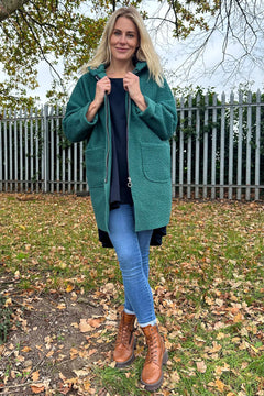 Miranda Boucle Jacket Jade Green