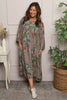 Kalla Floral Dress Mocha