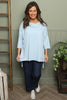 Betty Cotton Top Light Blue