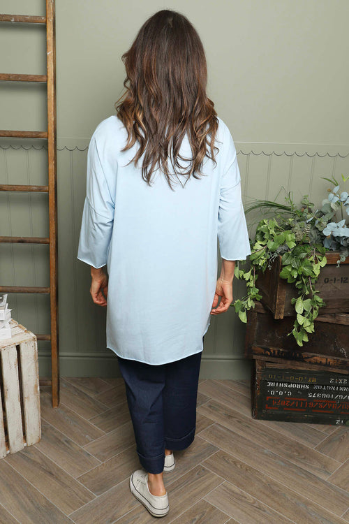Betty Cotton Top Light Blue - Image 4