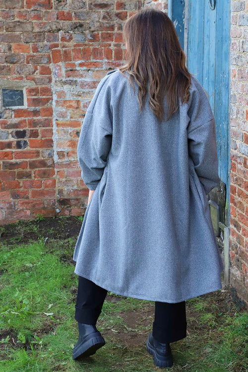 Helen Coat Grey - Image 4