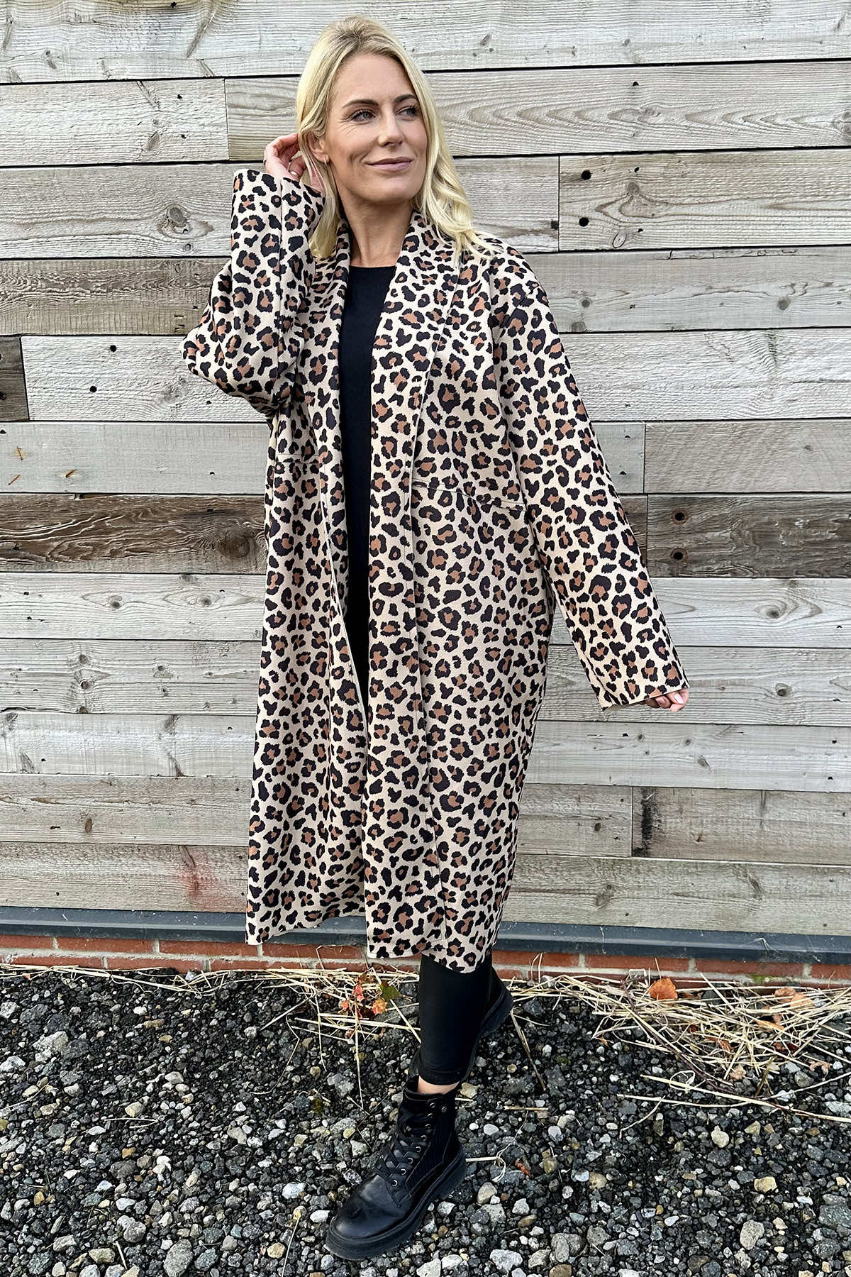 Caylee Cheetah Print Jacket Light Mocha