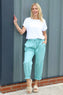 Bethany Cotton Trousers Sage Green
