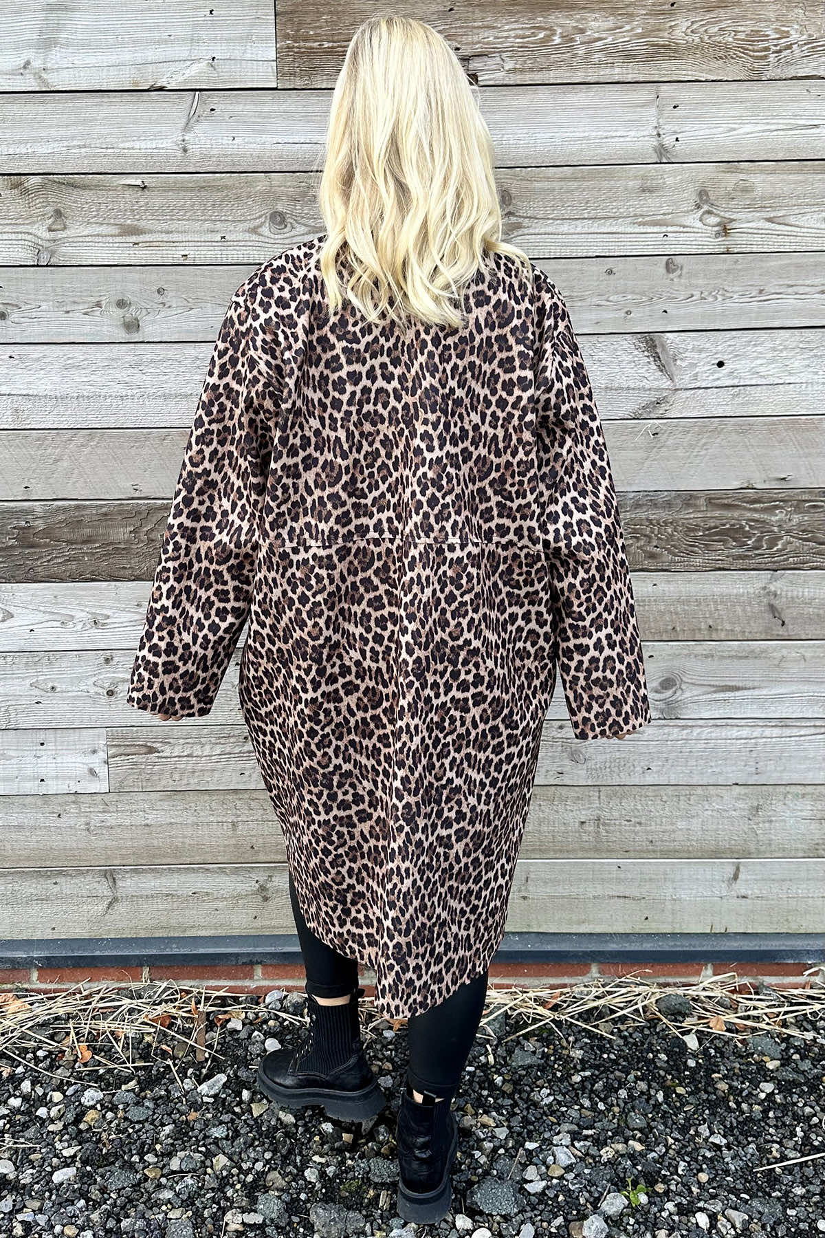 Caylee Leopard Print Jacket Nutmeg