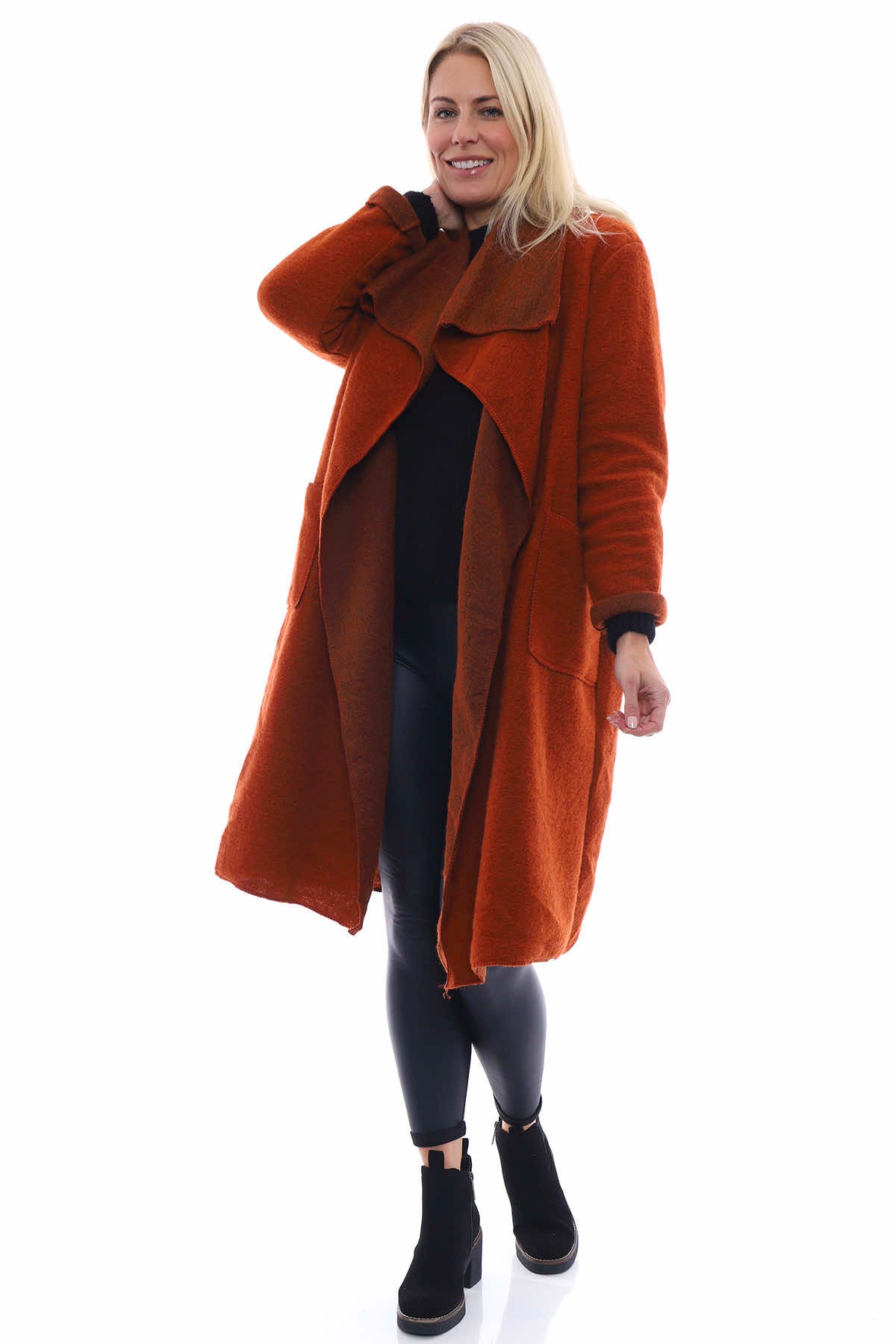 Rust hot sale orange coat