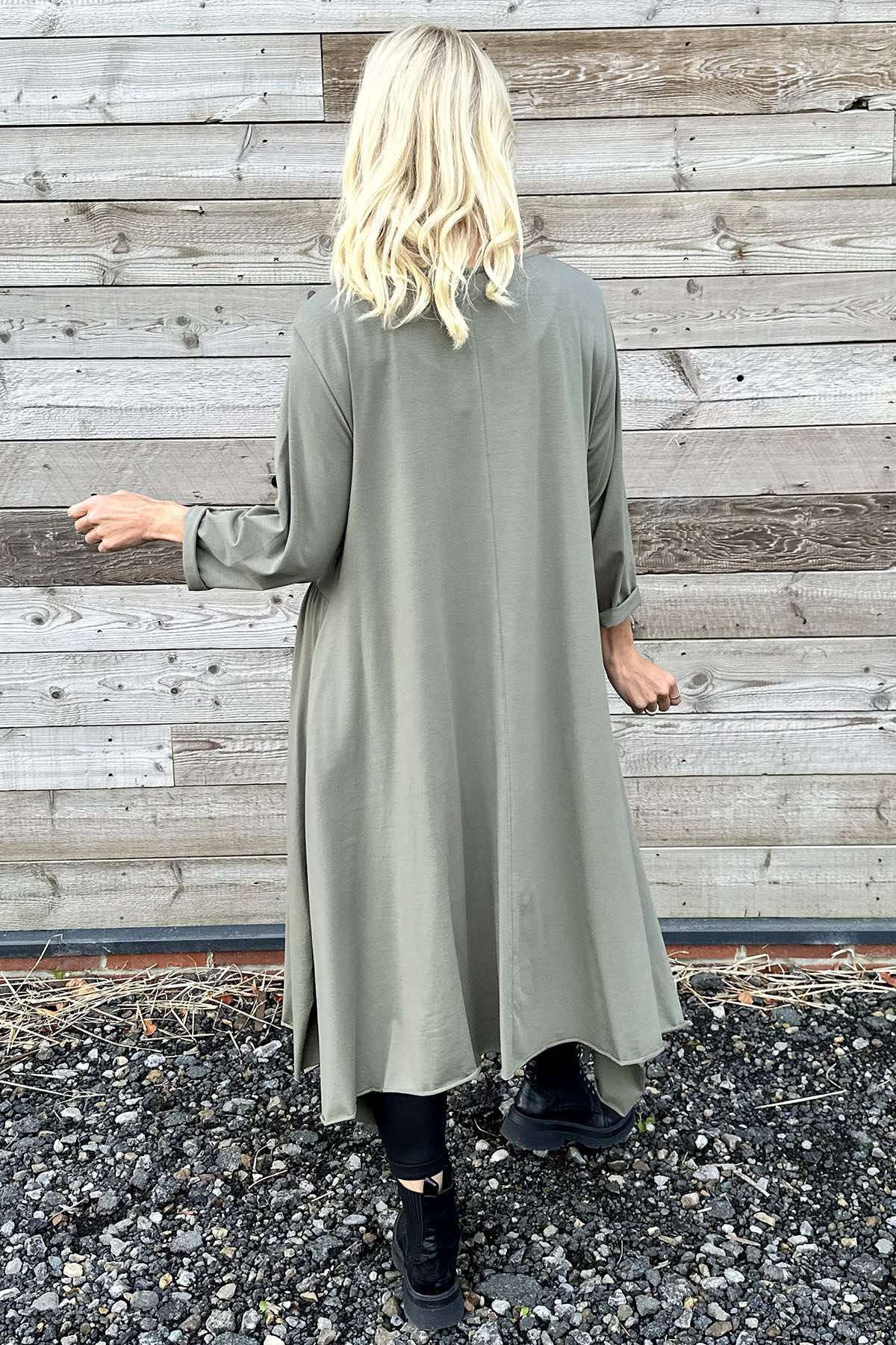 Jane Cotton Dress Khaki