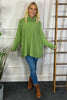 Jude Polo Neck Knitted Jumper Green