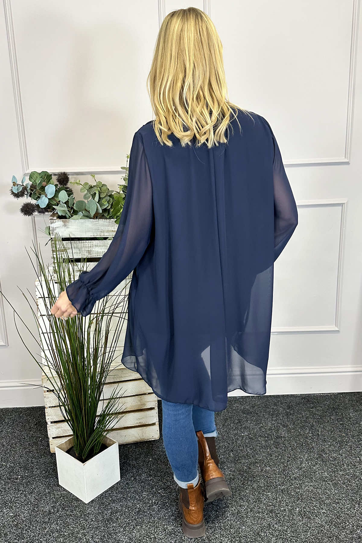 Dorota Shirt Tunic Navy