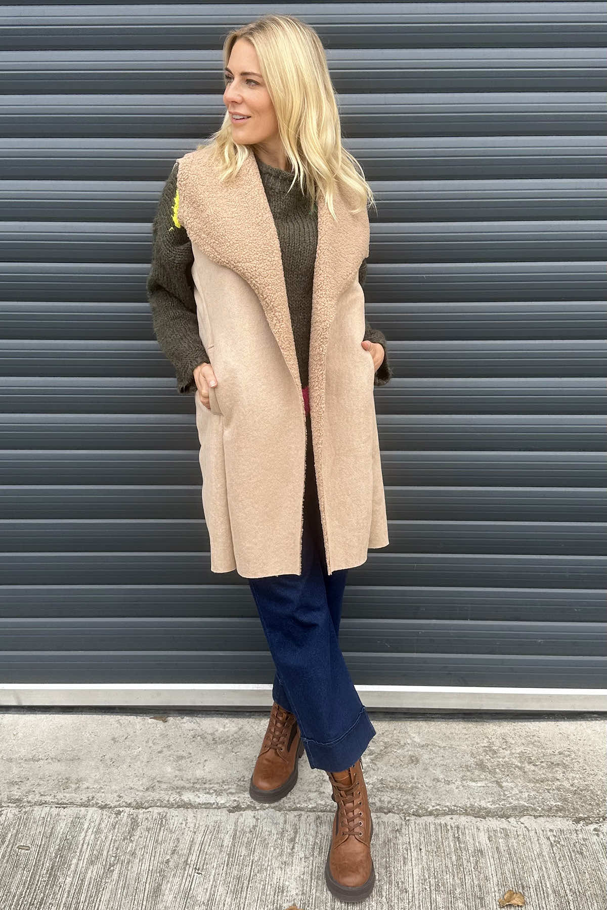 Sorcha Gilet Camel