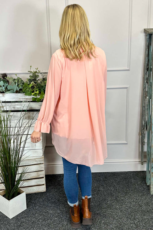 Dorota Shirt Tunic Pink - Image 4