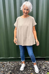 Darla Cotton Top Mocha