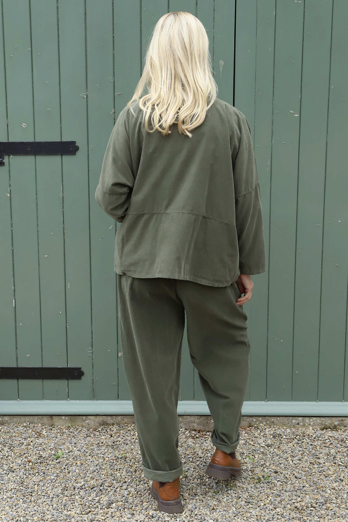 Kristen Needlecord Jacket Khaki