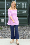 Elari Print Top Lilac