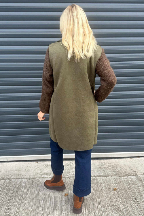 Sorcha Gilet Khaki - Image 4