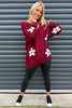 Valerie Flower Knitted Jumper Wine