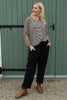 Poppy Needlecord Trousers Black