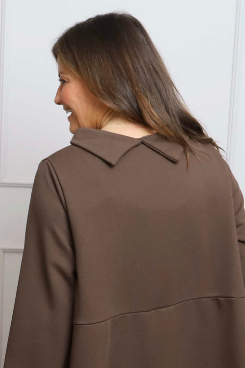 Courtney Cotton Top Cocoa - Image 3