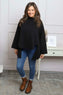 Courtney Cotton Top Black
