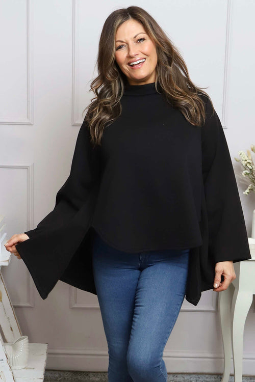 Courtney Cotton Top Black - Image 2