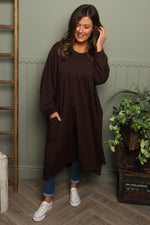 Eliza Cotton Dress Cocoa Cocoa - Eliza Cotton Dress Cocoa
