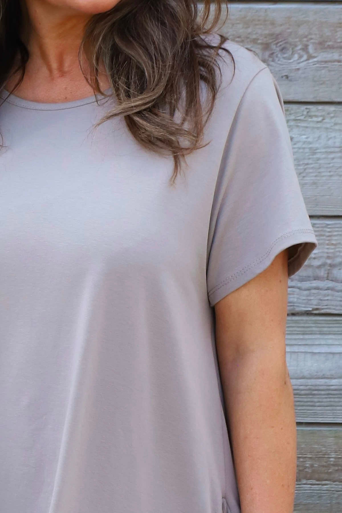 Samia Cotton Tunic Mocha
