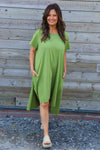 Samia Cotton Tunic Olive
