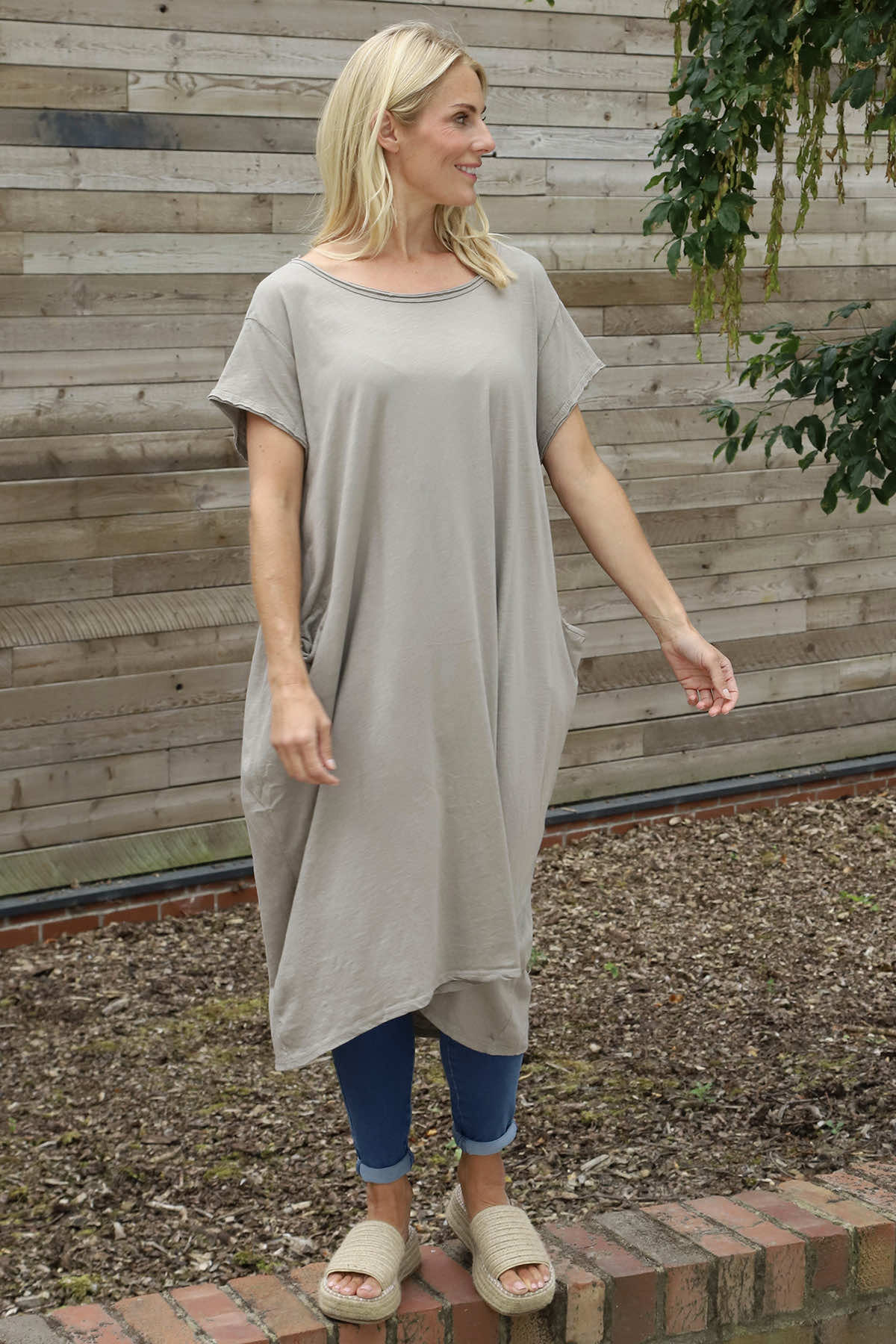 Clara Cotton Dress Mocha