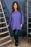 Maude Cotton Pocket Top Purple