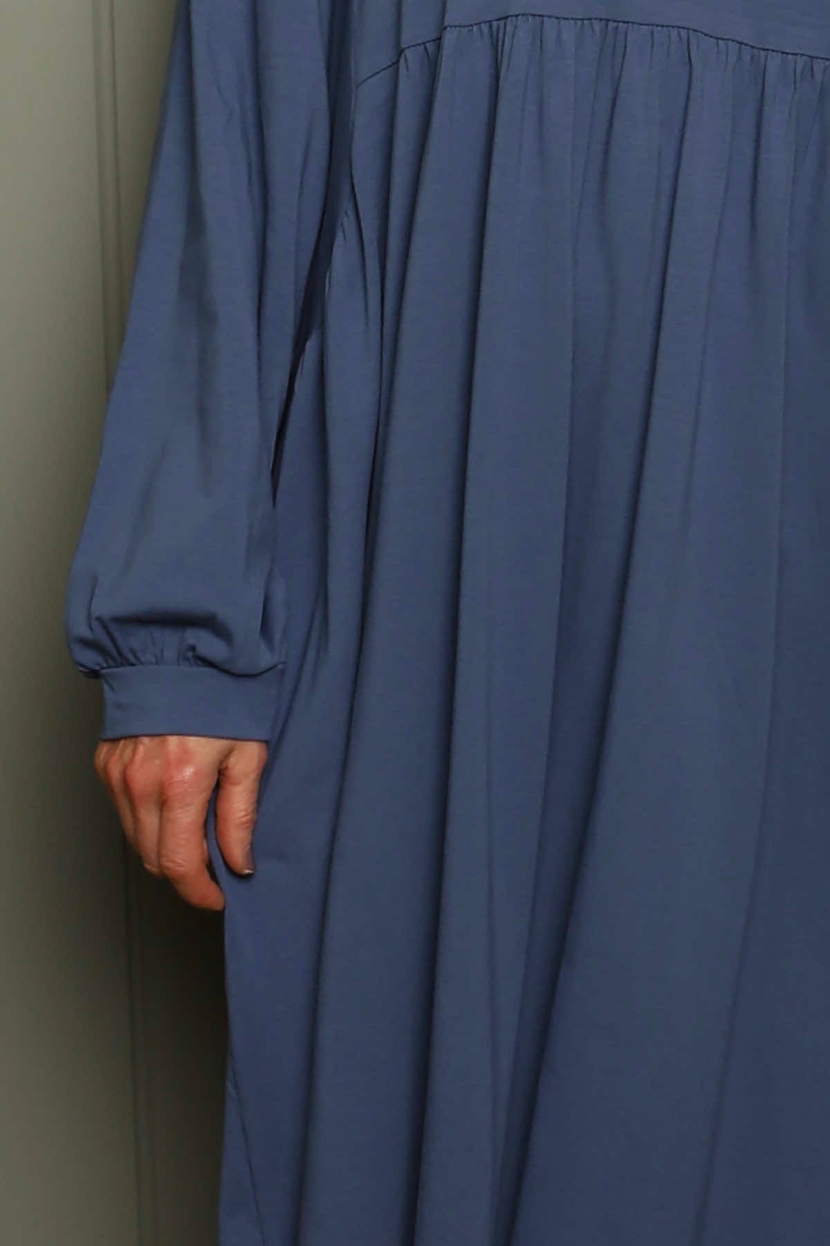 Eliza Cotton Dress Blue