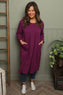 Joanna Cotton Dress Purple