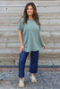 Steffani Cotton Top Khaki