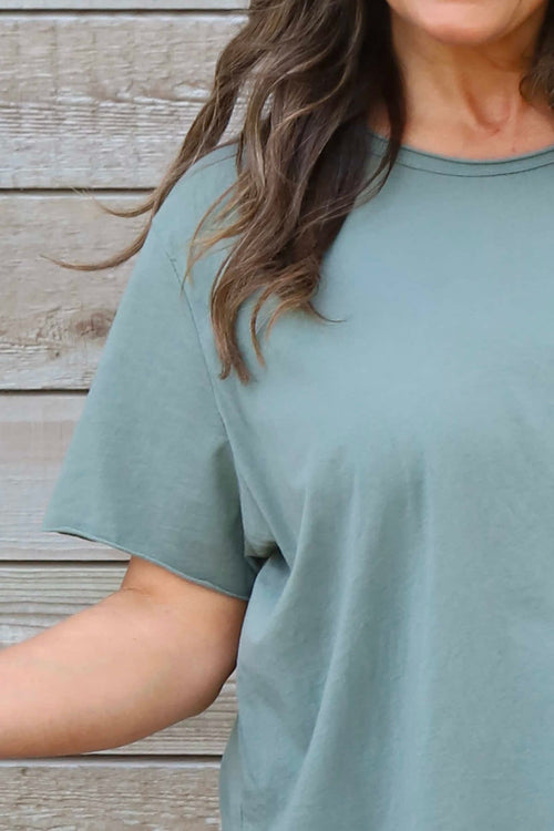 Steffani Cotton Top Khaki - Image 3