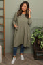 Joanna Cotton Dress Khaki