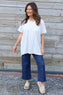 Steffani Cotton Top White