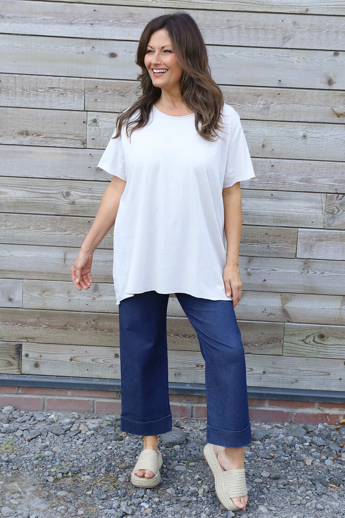 Steffani Cotton Top White