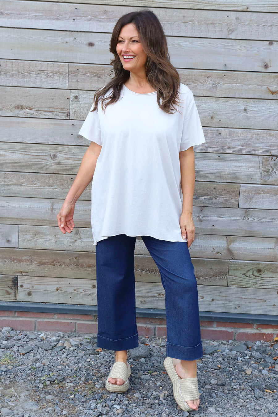 Steffani Cotton Top White