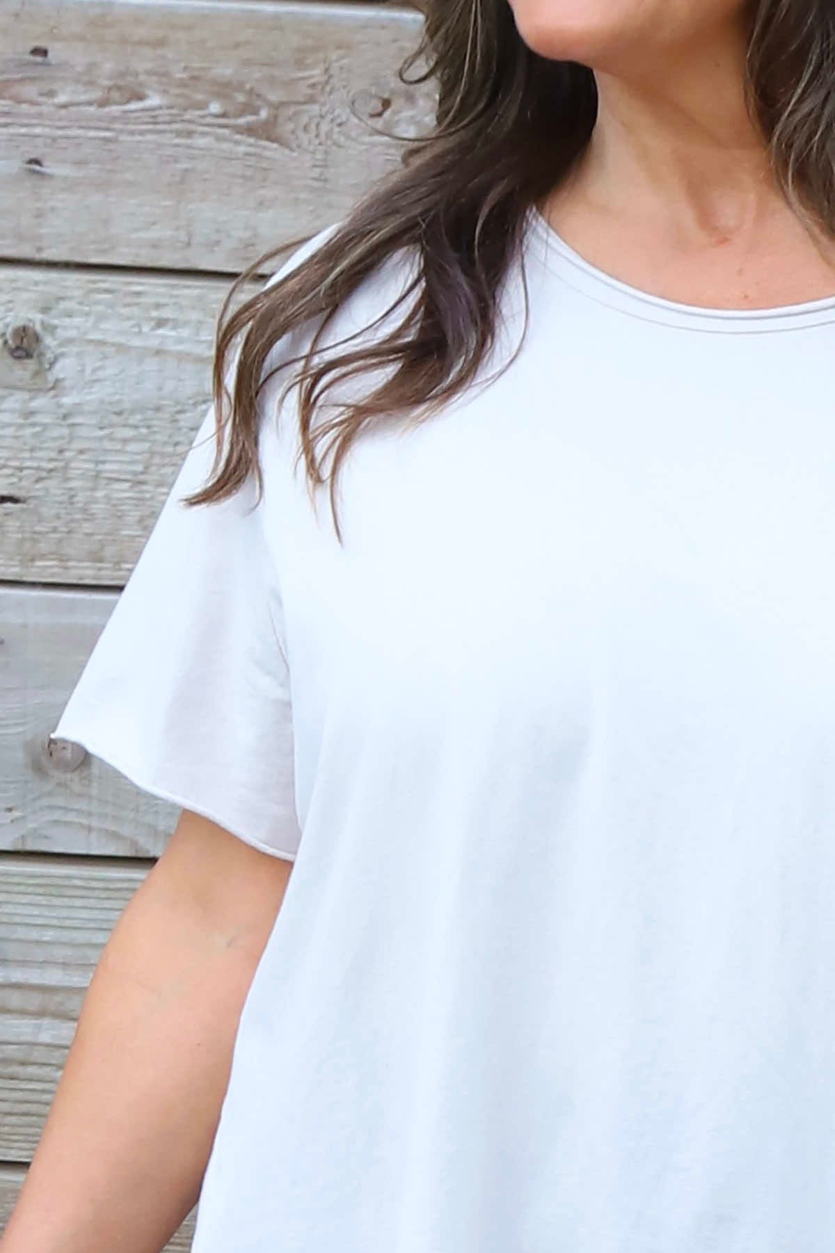 Steffani Cotton Top White