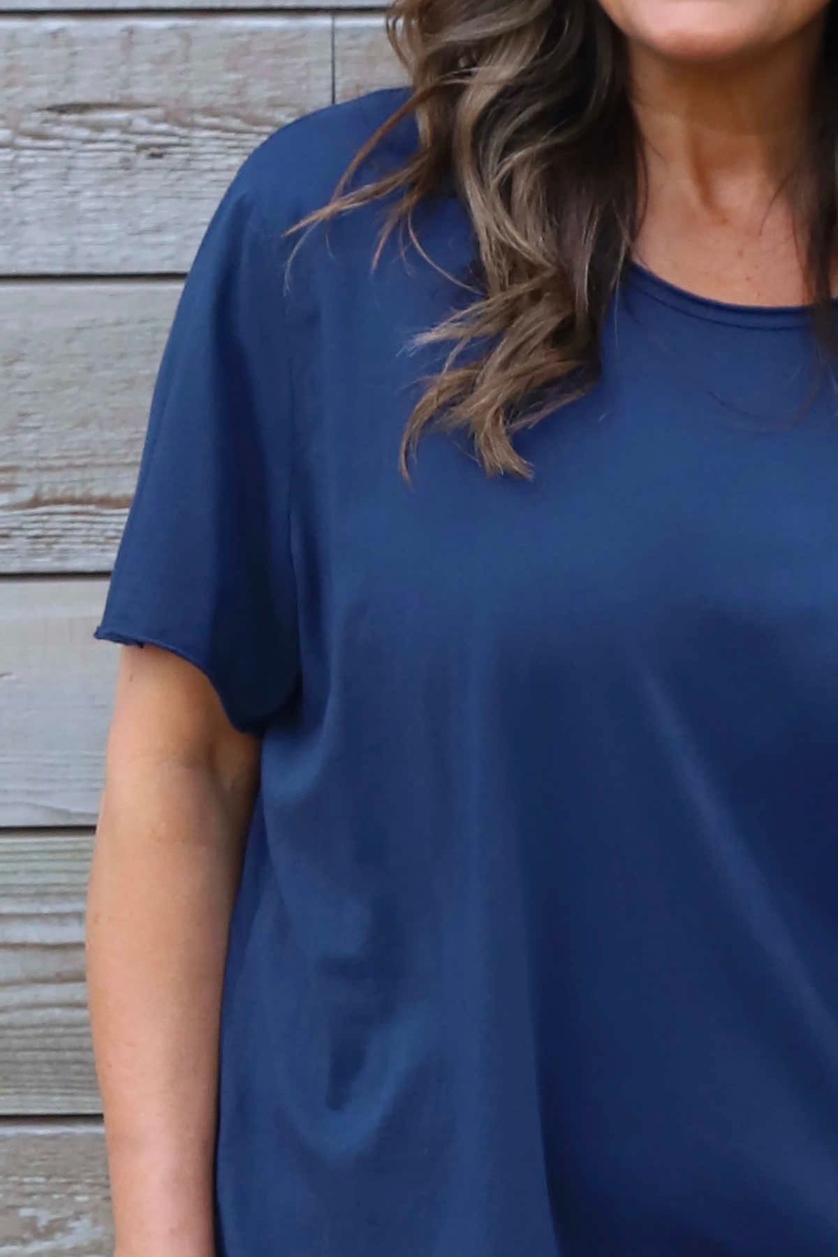 Steffani Cotton Top Navy