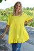 Pamber Linen Tunic Yellow