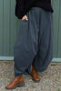 Babette Needlecord Trousers Charcoal