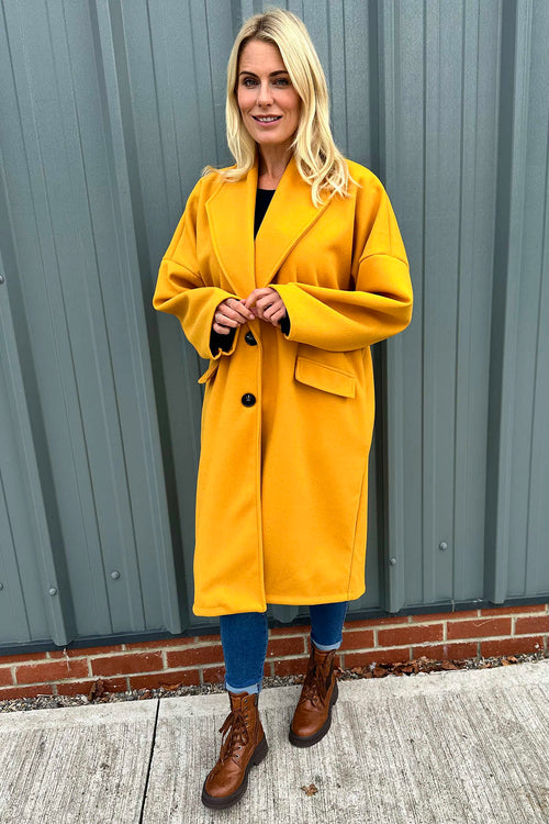 Helen Coat Yellow - Image 3