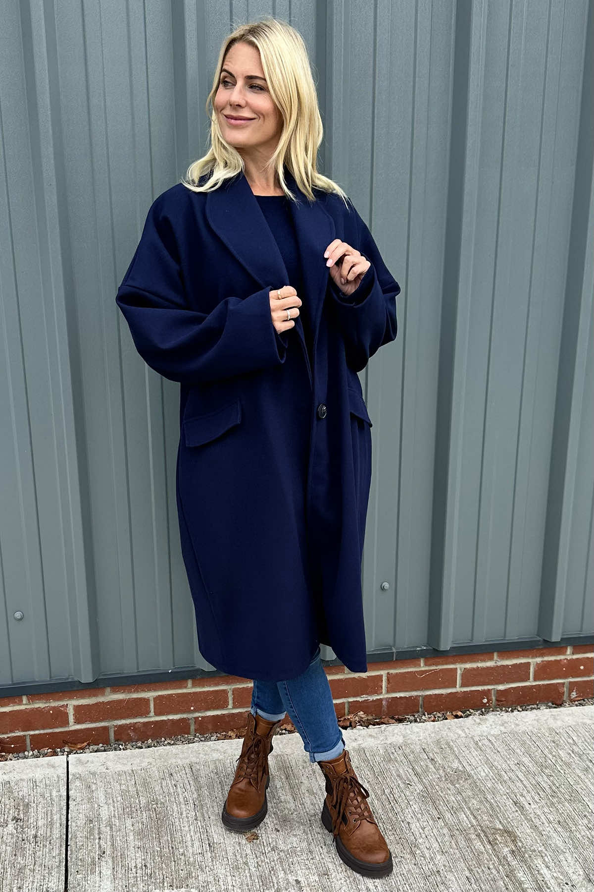 Helen Coat Navy