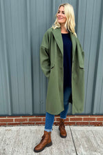 Helen Coat Khaki Khaki - Helen Coat Khaki