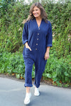 Paulton Needlecord Boilersuit Navy