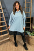 Giovanna Hooded Top Grey